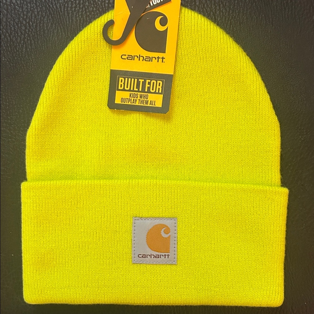 Carhartt Kids Neon Yellow Hat